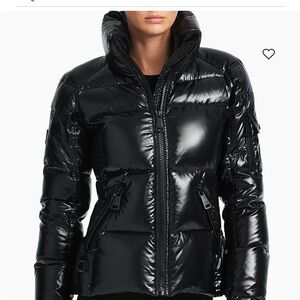 SAM. Shiny Black Puffer Jacket
